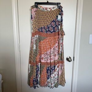 John Mark colorful Maxi Skirt